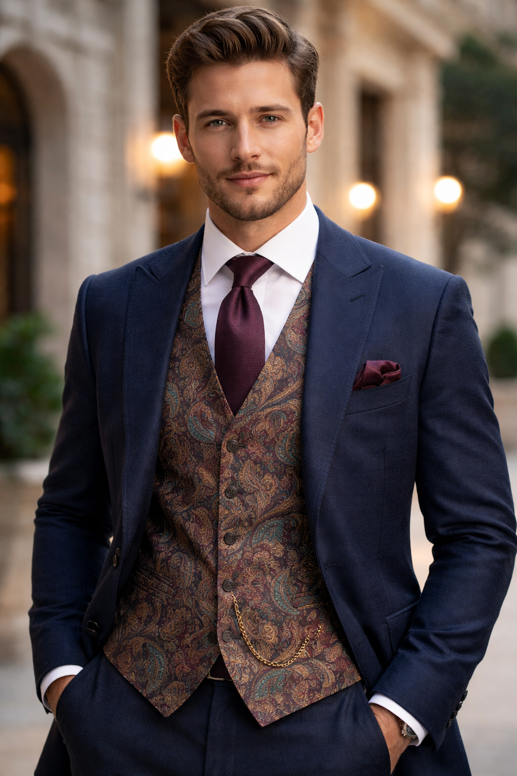 The Ashford with the Parisian Vest